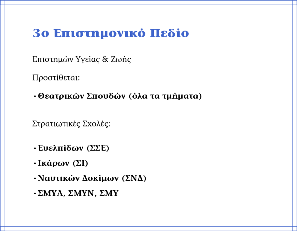 Ευκαιρίες και παγίδες στον νέο «χάρτη» των μηχανογραφικών-4