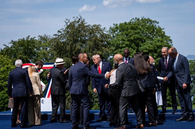 G7: Οι Ευρωπαίοι έριξαν γέφυρες προς τον Τραμπ-1