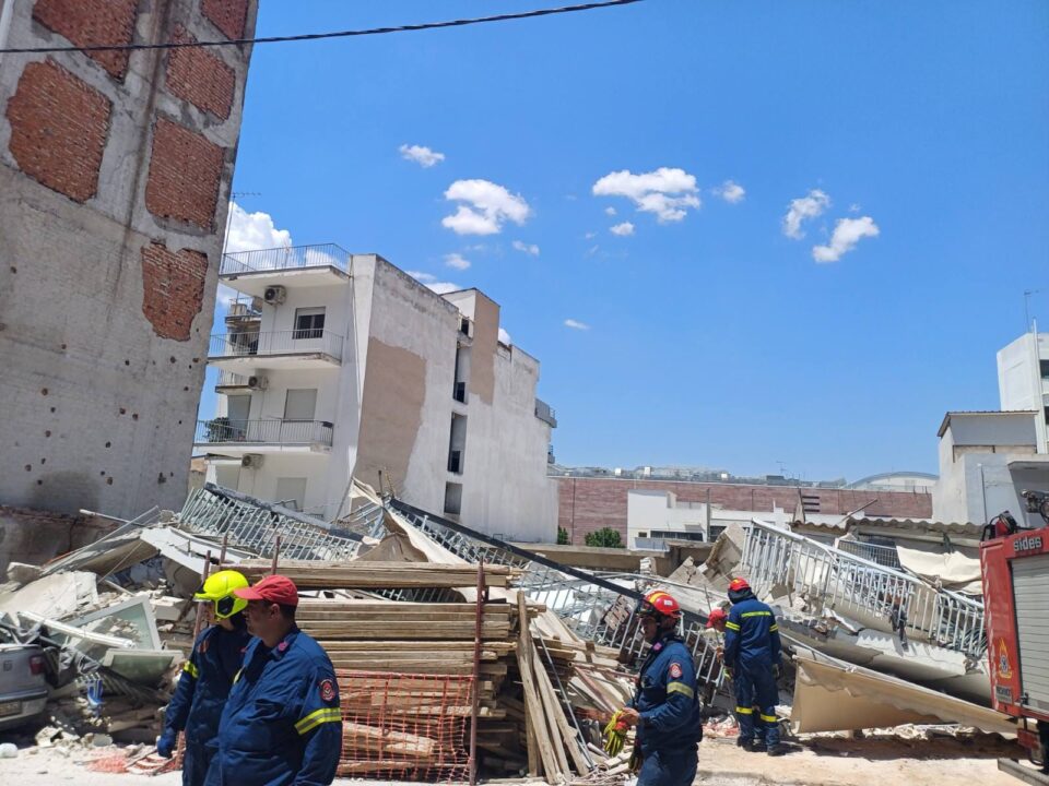 Πετράλωνα: Κατέρρευσε πολυκατοικία στην οδό Αλκμήνης-1
